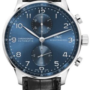 IWC Portugieser Classic Blue Dial Chronograph Men’s Watch IW371491