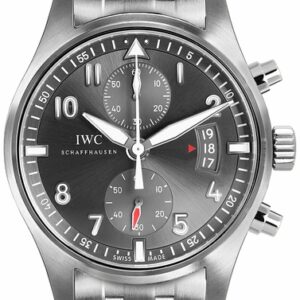 IWC Spitfire Chronograph Ardoise Grey Dial Men’s Watch IW387804