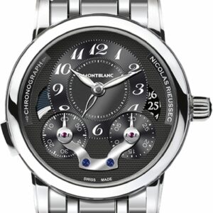 MontBlanc Nicolas Rieussec Black Dial Men’s Automatic Chronograph Watch 109996