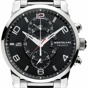 MontBlanc TimeWalker Chronograph Black Dial Men’s Watch 104286