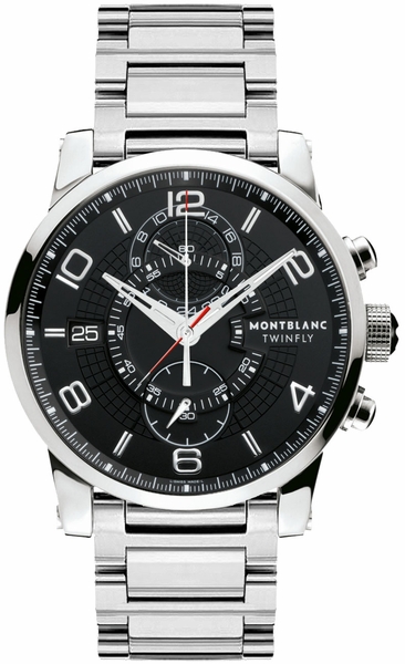 MontBlanc TimeWalker Chronograph Black Dial Men’s Watch 104286