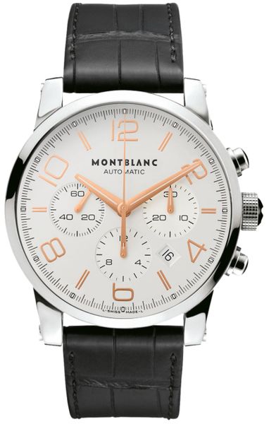 MontBlanc TimeWalker Chronograph Silver Dial Men’s Watch 101549