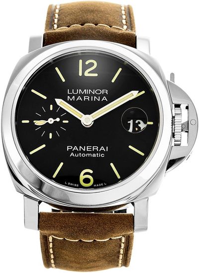 Panerai Luminor Marina Black Dial Men’s Watch PAM01048